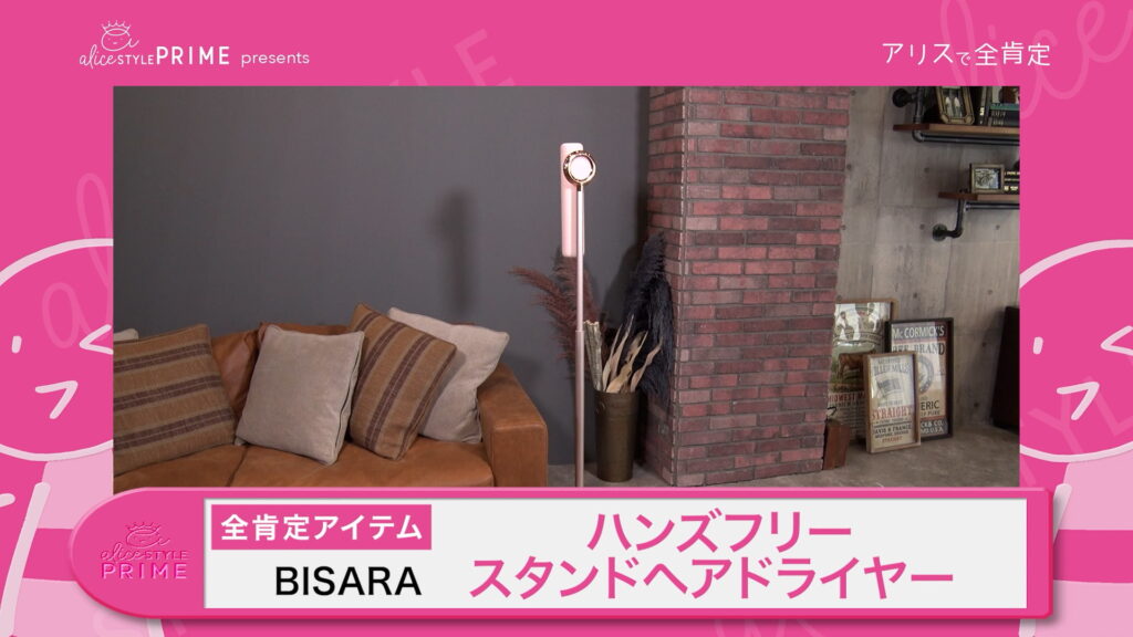 BISARAハンズフリースタンドヘアドライヤー2